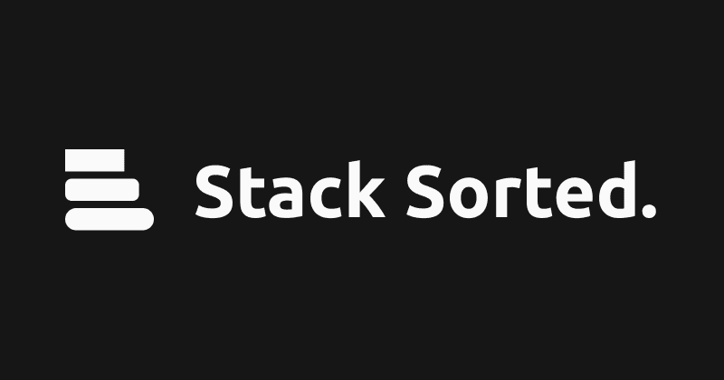 StackSorted标志 - Afan Khan LLC