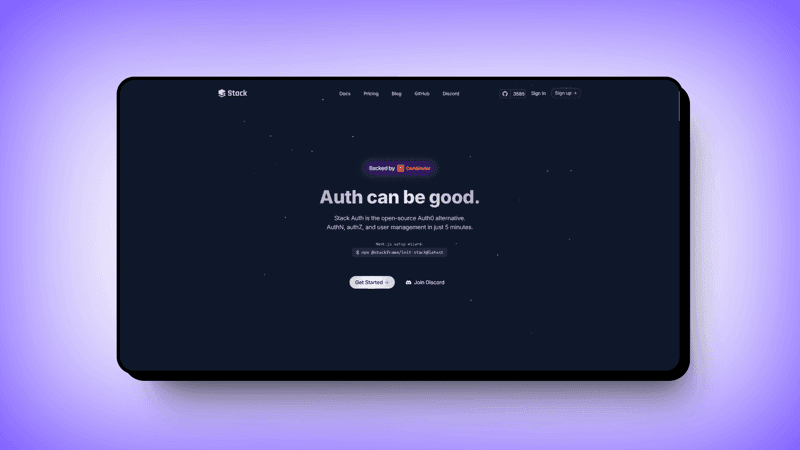 Stack Auth 项目示例图片
