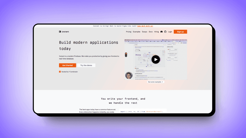 InstantDB 项目示例图片