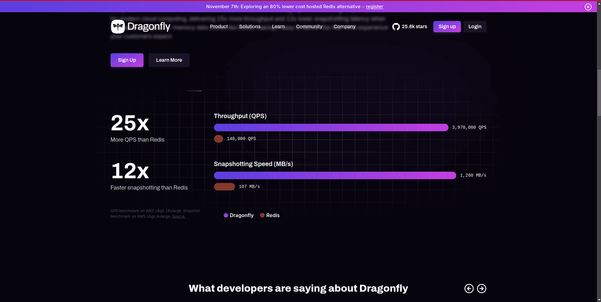 网站截图: https://www.dragonflydb.io/