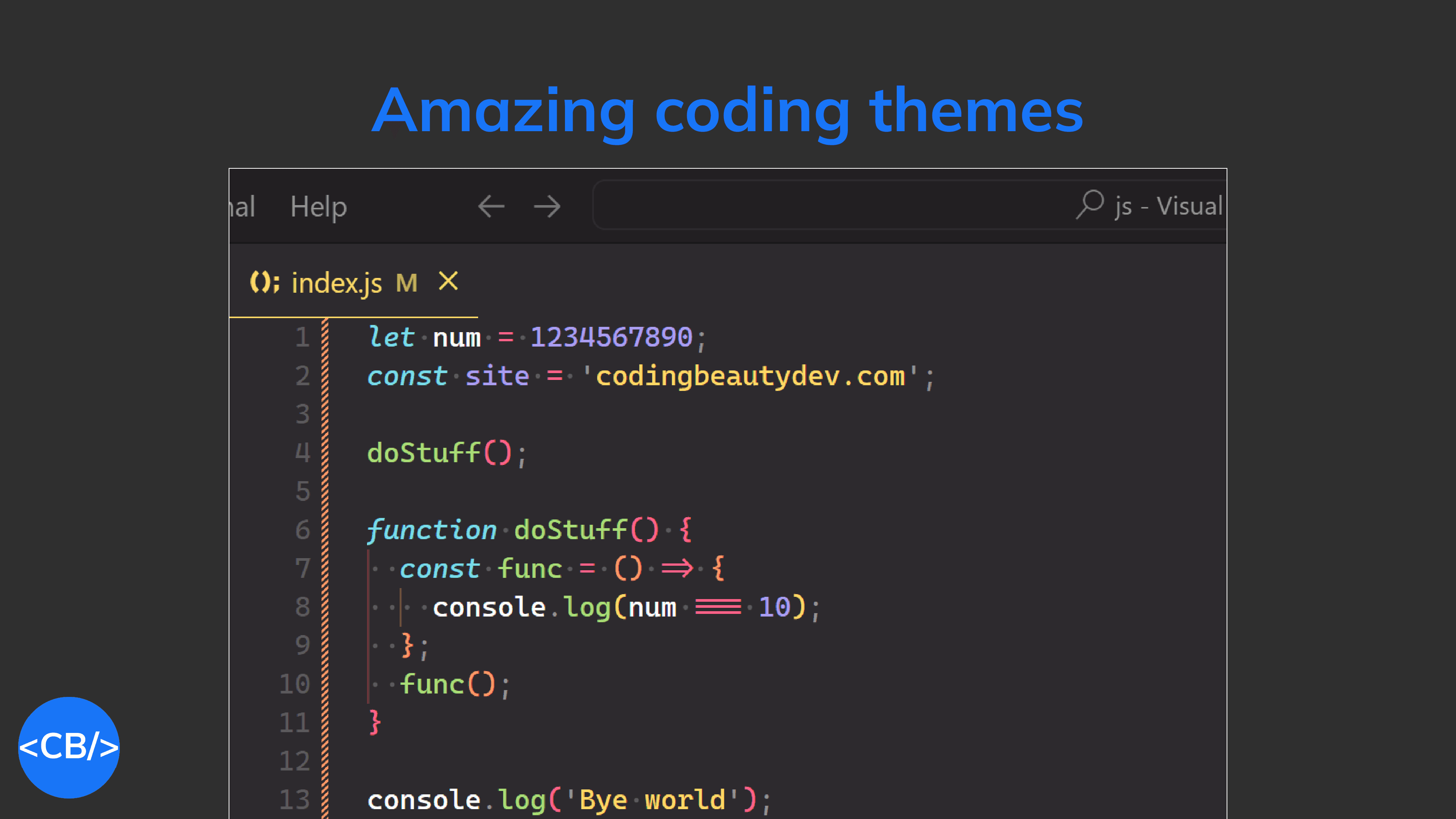 VS Code 中的 10 个令人惊叹的编程主题