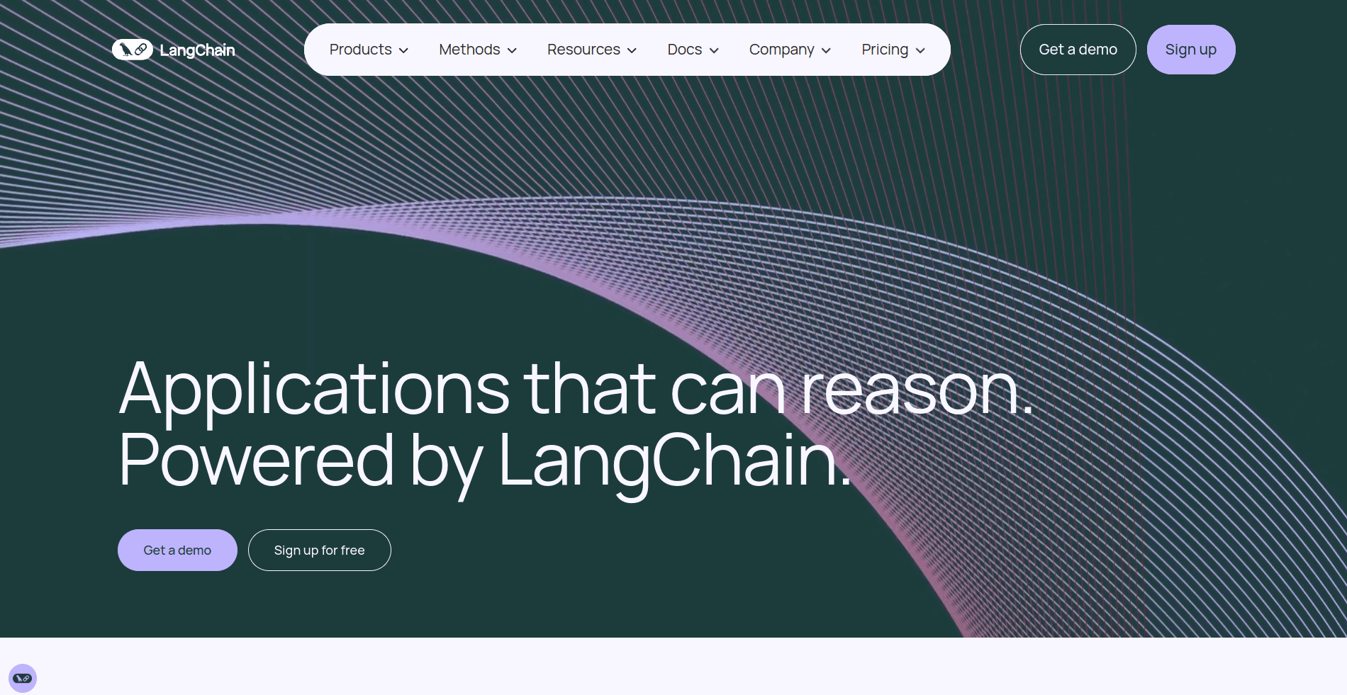 网站截图: https://www.langchain.com/